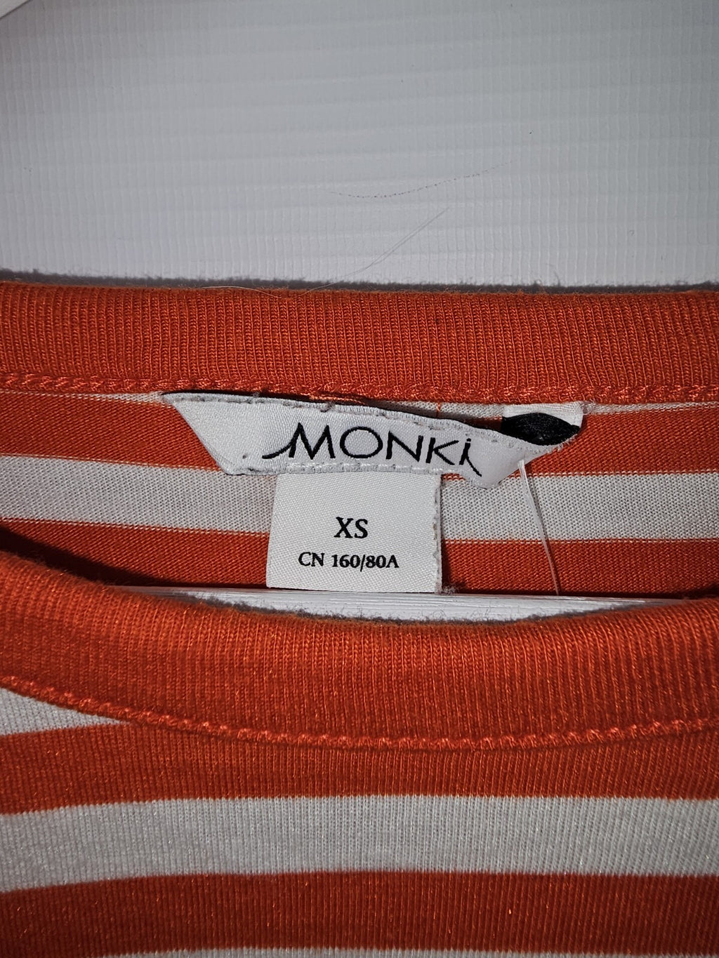 EK4466 Damen Sweatshirt von Monkl, Orange, Gr.xs1