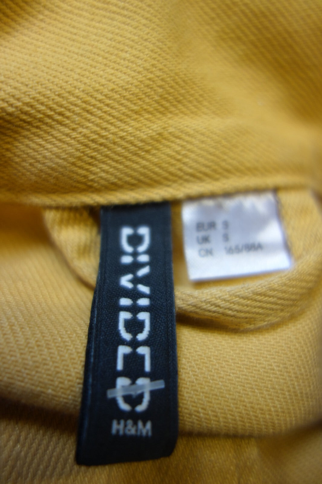 EK0902 Damen Jacke von Divided by H&M, senfgelb, Gr. S4