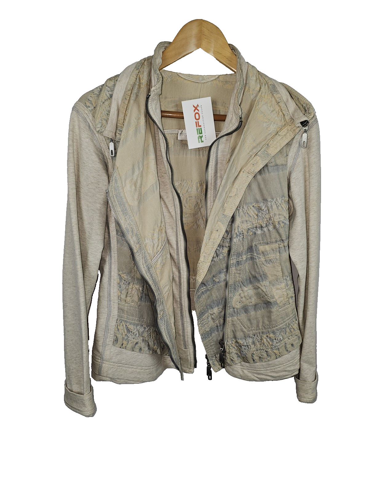 EK7514 Damen Strickjacke von Beate Heymann, beige, Gr.383