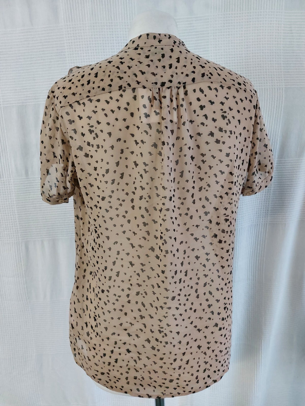EK2866 Damen Bluse von Esprit, elfenbeinfarben gemustert, Gr. 384