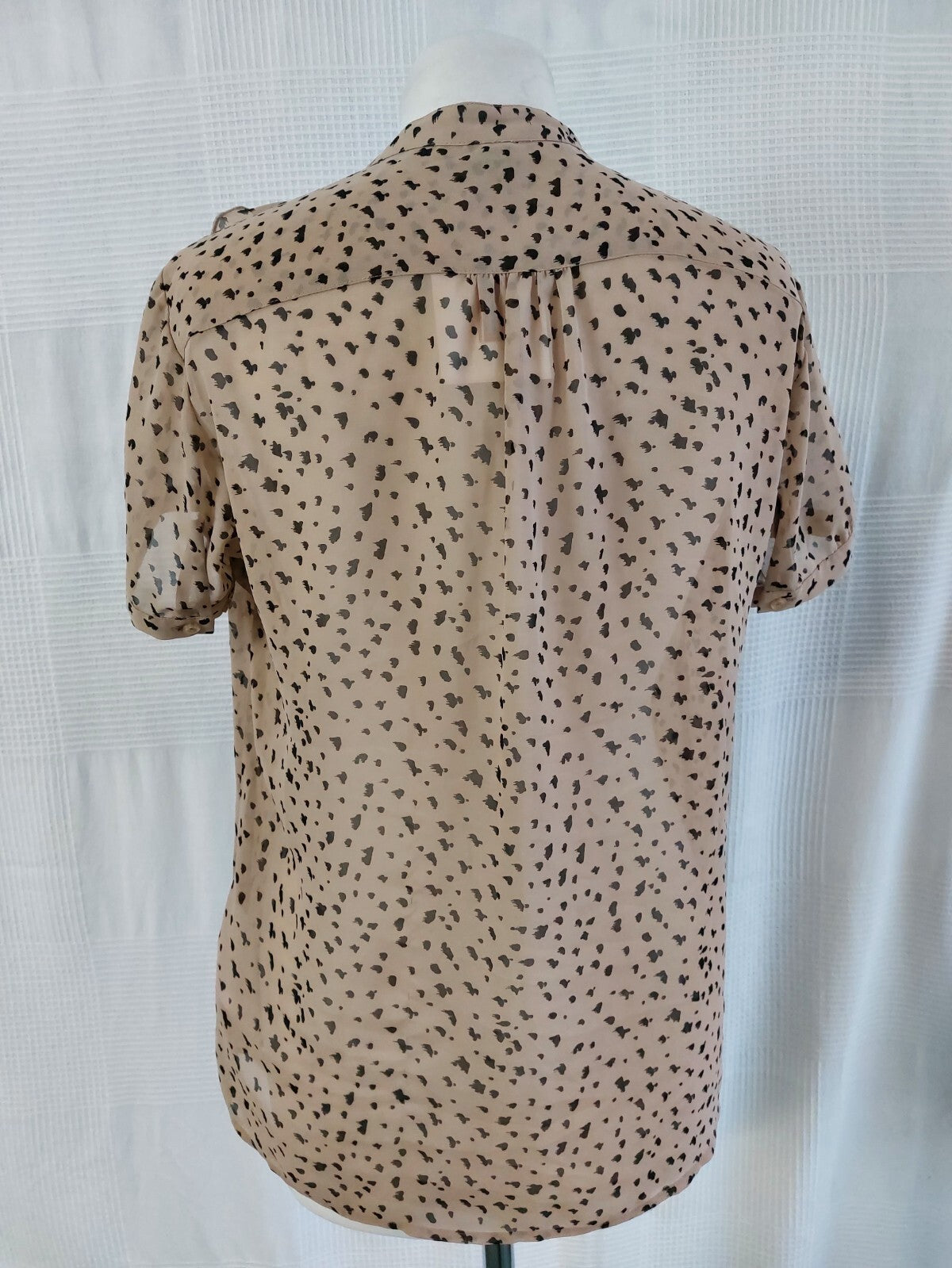 EK2866 Damen Bluse von Esprit, elfenbeinfarben gemustert, Gr. 384