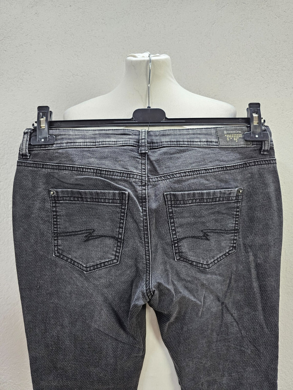 EK5221 Damen Jeans Street One, grau, Gr. 28/308
