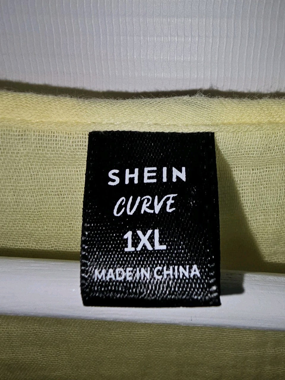 EK9852 Damen Bluse von SheIn, gelb, Gr.XL2