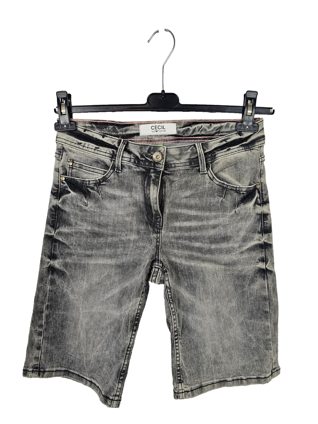 EK6652 Damen Shorts von CECIL, Grau, Gr.260