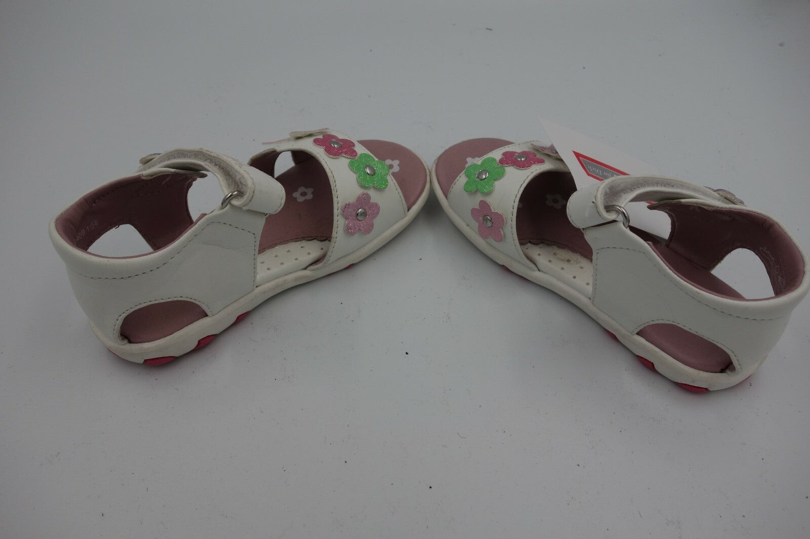ES0189 Mädchen Sandalen von Cupcake, weiß-rosa, 242