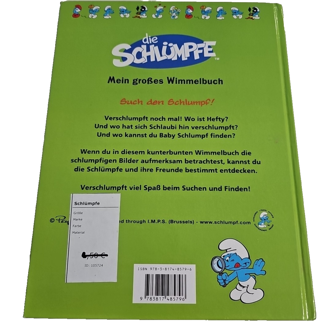 EB3000 Die Schlümpfe - Mein großes Wimmelbuch  1