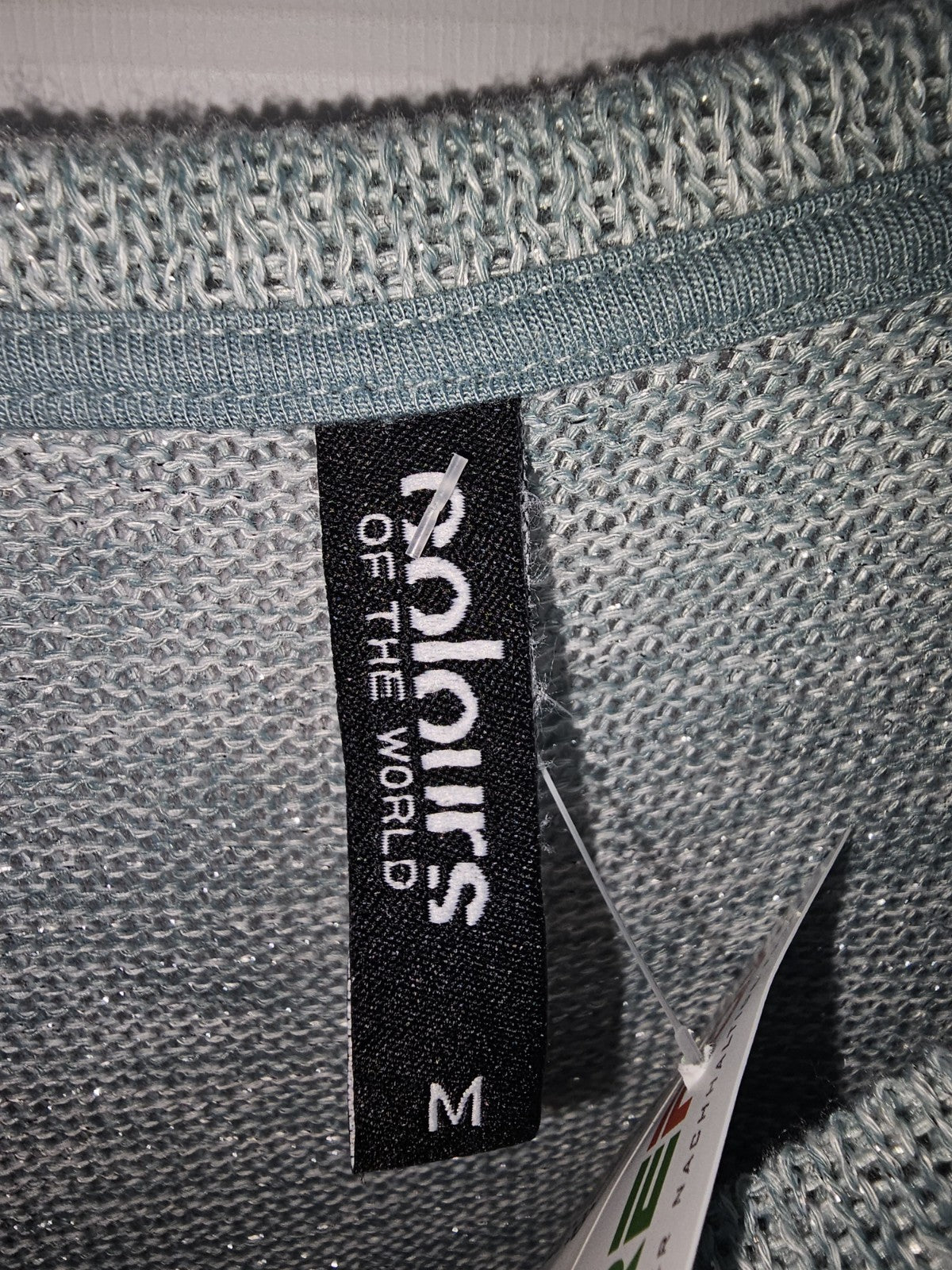 EK1709 Damen Sweatshirt von Colours, Türkis, Gr. M2
