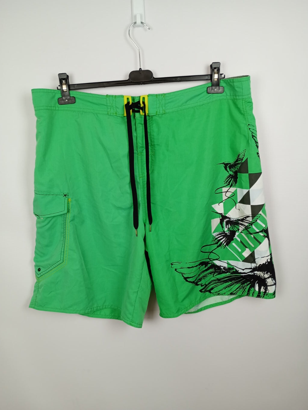 EK5117 Herren Badeshorts von Puma, grün, Gr. 56/581
