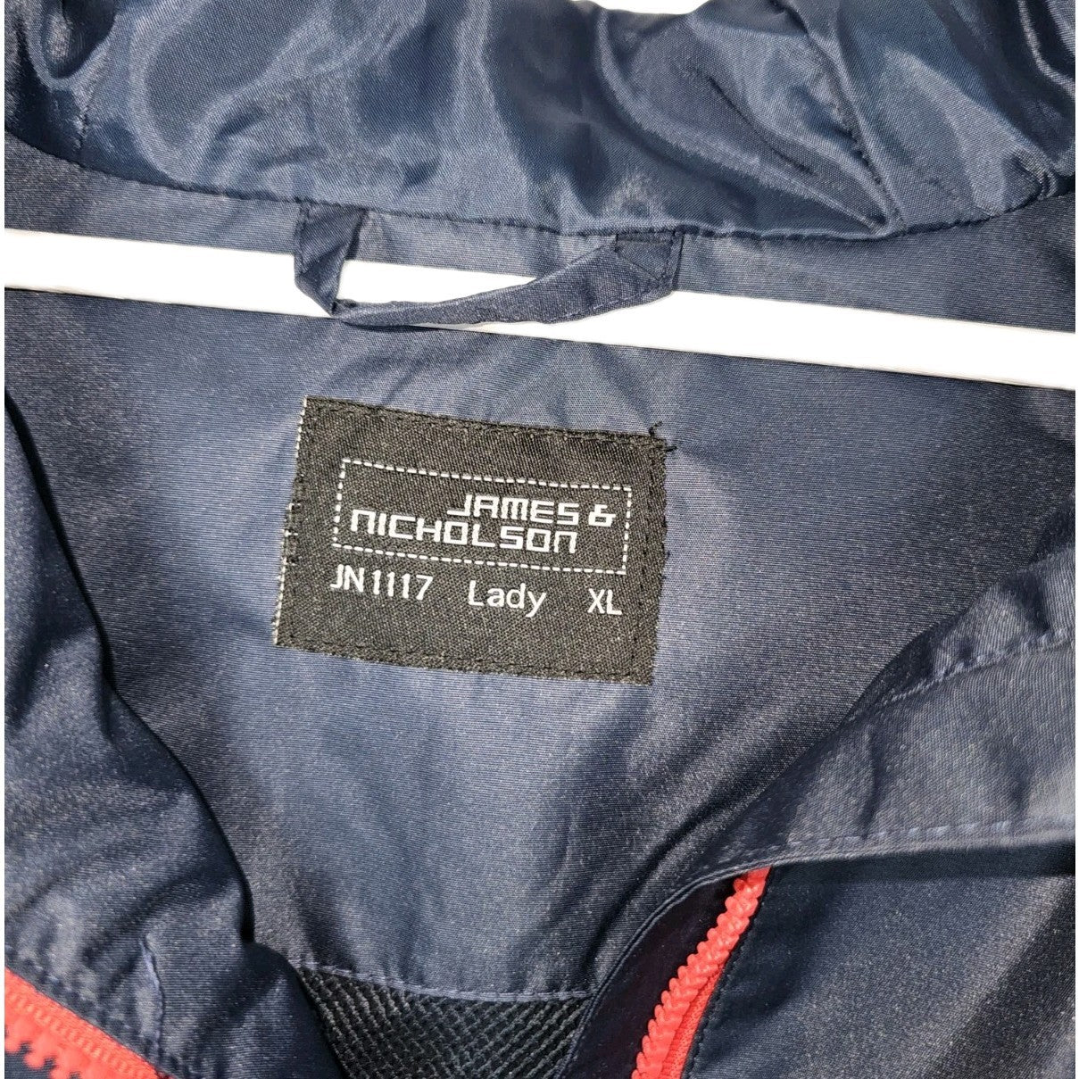 EK11293 Damen Regenjacke von James & Nicholson, Blau, Gr. XL1