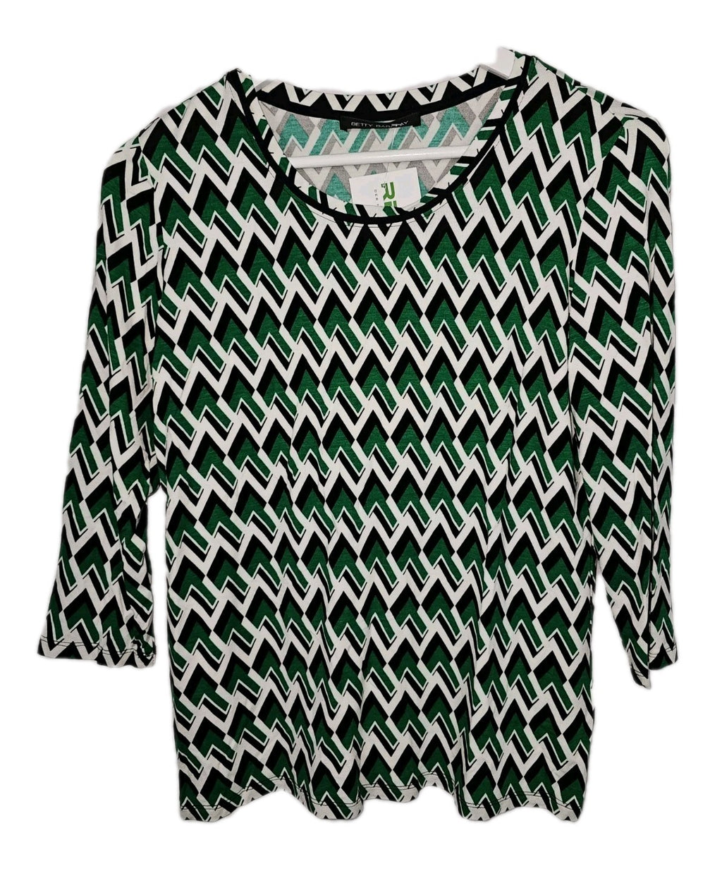 EK9952 Damen Shirt von Betty Barclay, grün-weiß-schwarz, Gr.360