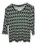 EK9952 Damen Shirt von Betty Barclay, grün-weiß-schwarz, Gr.360