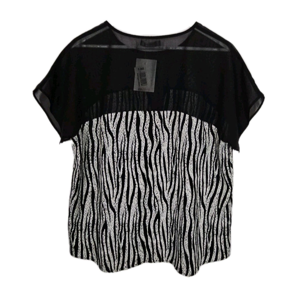 EK9529 Damen Bluse von ChaCha, Schwarz, Gr. L2