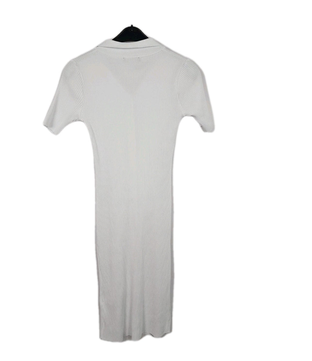 EK10838 Damen Kleid von Zara, Weiß, Gr. S3