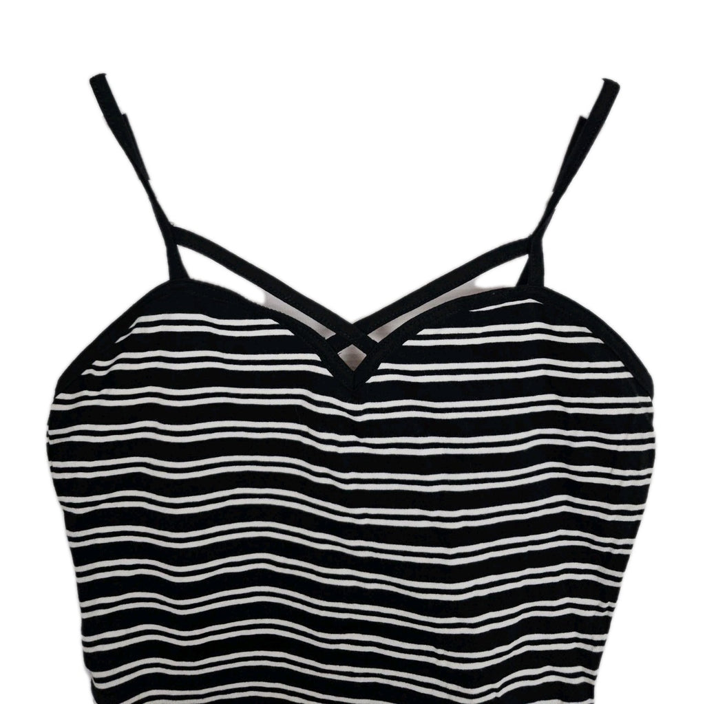 EK9685 Damen Trägershirt von Tally Weijl, schwarz-weiß, Gr.S1