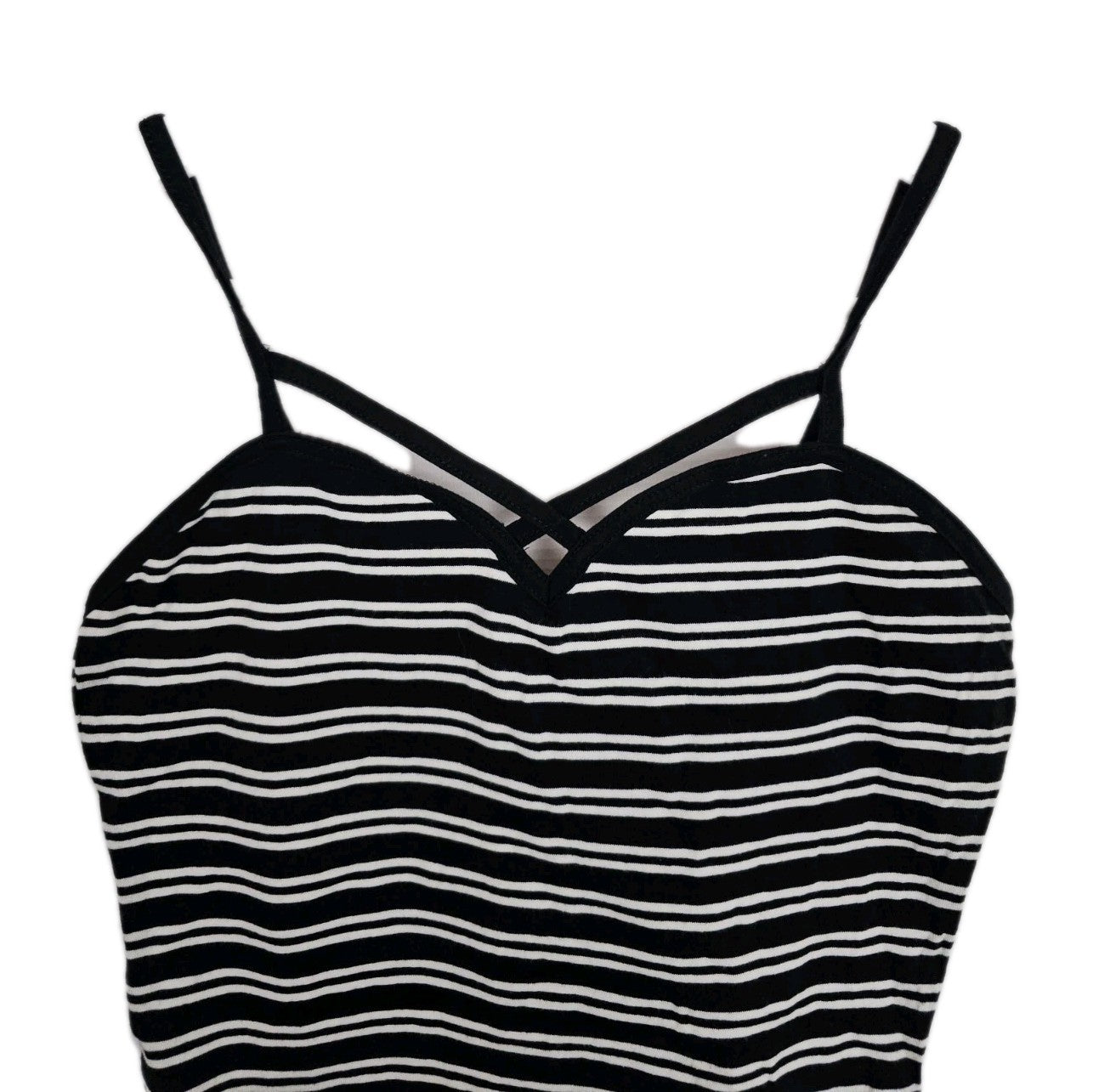 EK9685 Damen Trägershirt von Tally Weijl, schwarz-weiß, Gr.S1