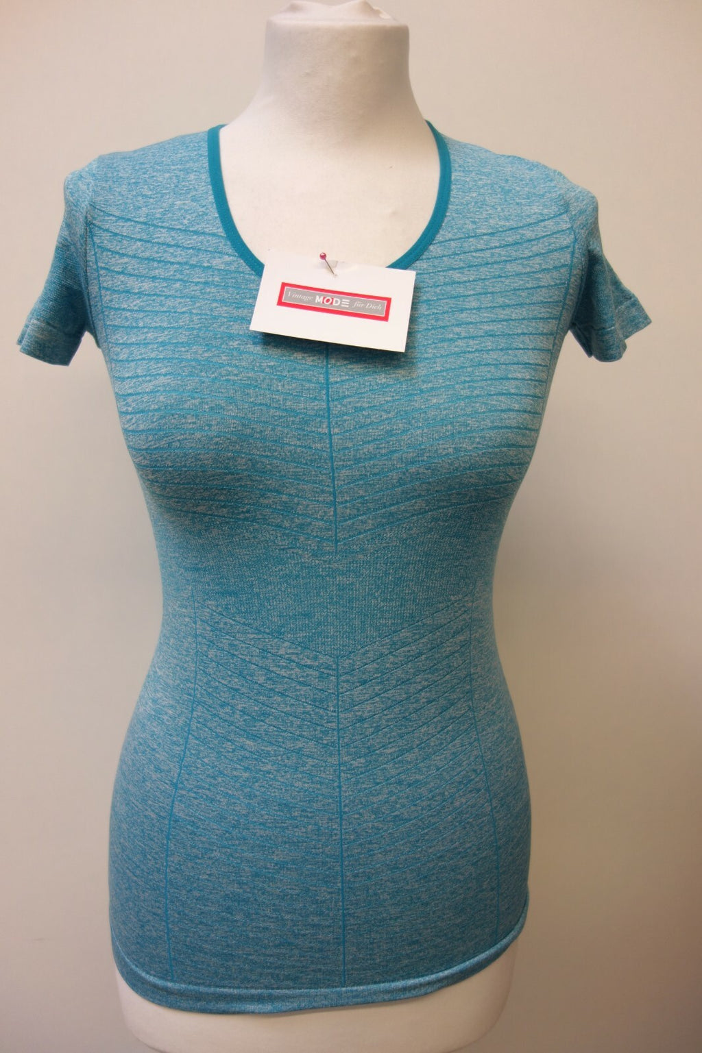 EK0566 damen Sportshirt von Salomon, türkis, S0