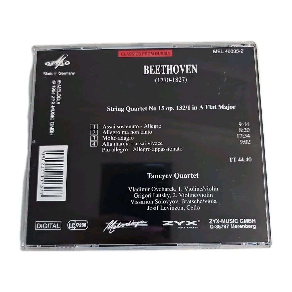 EB4076 Ludwig van Beethoven (1770-1827) • String Quartet No. 15 CD 1
