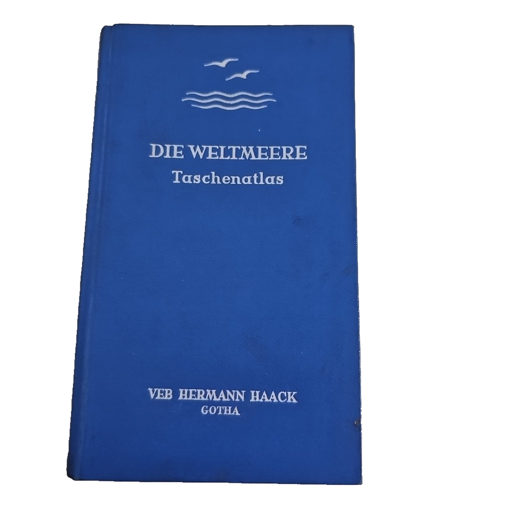 EB2873 Die Weltmeere Taschenatlas, Veb Hermann Haack0