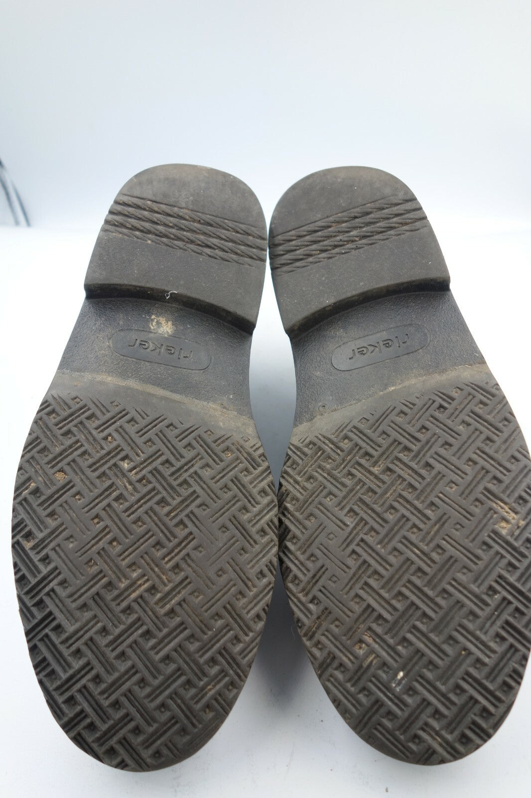 ES0676  Herren Halbschuhe, gefüttert von Rieker Gr.8, schwarz4