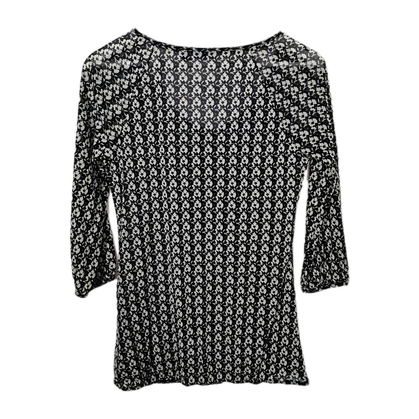 EK8784 Damen Bluse von Mexx, schwarz-weiß, Gr.M3