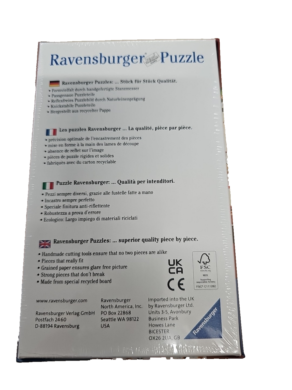 EB3108 Ravensburger Puzzle 200 Special Christmas Edition ab 10 J. ca. 21 x 33 cm1