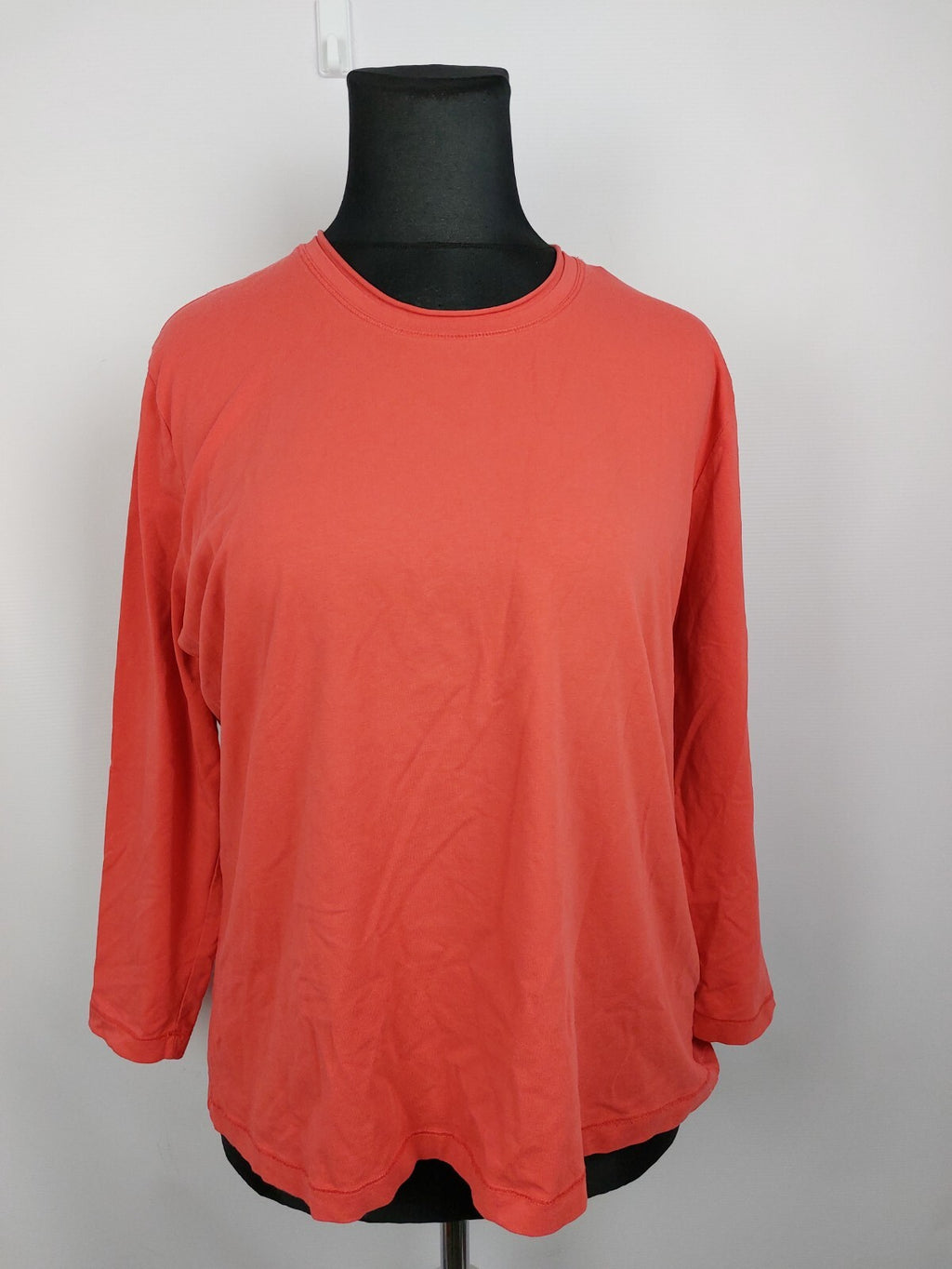 EK4902 Damen Langarm Shirt von Gina Laura, rot, Gr. 2XL0