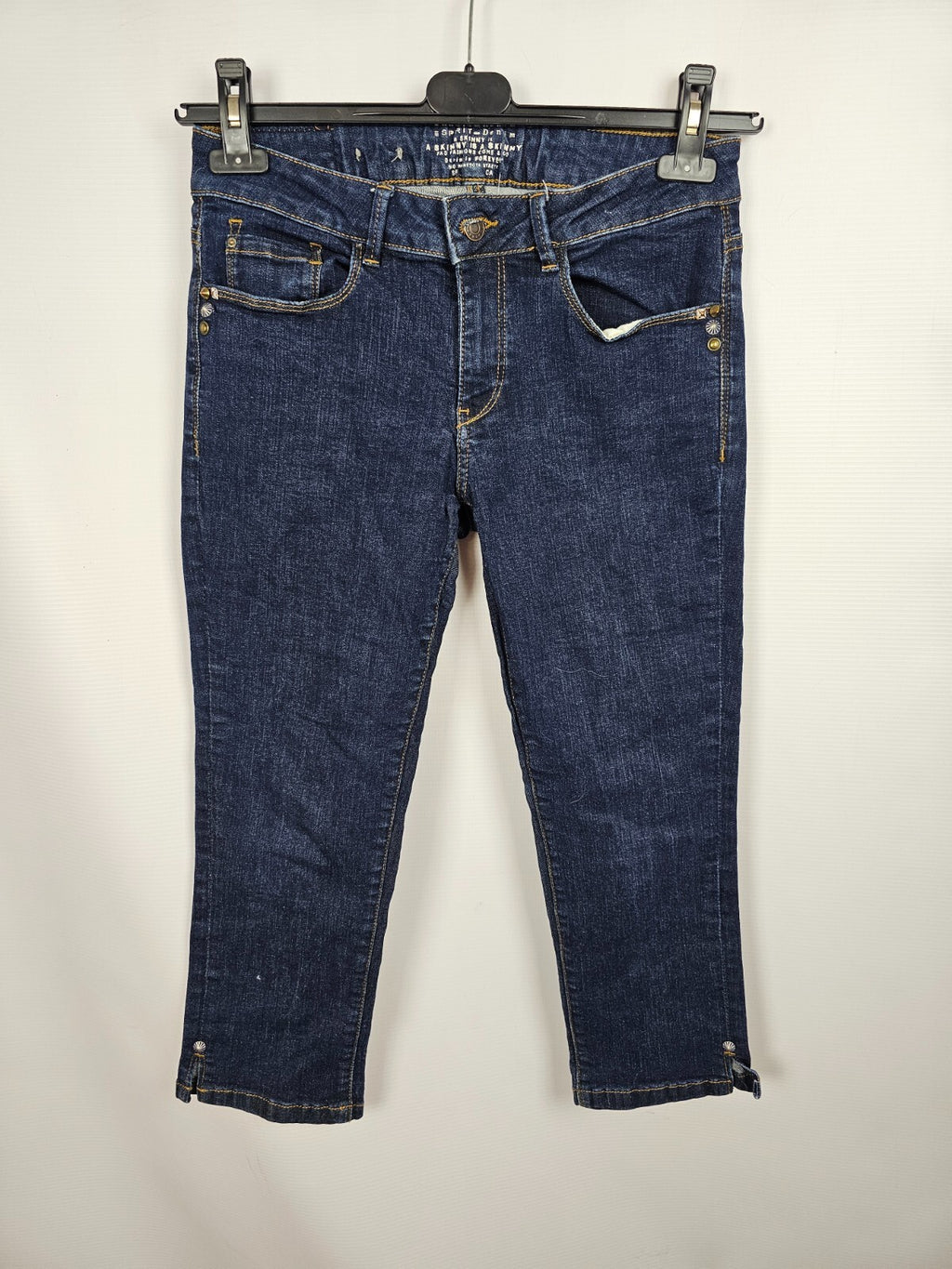 EK5600 Damen Capri Jeans von Esprit, blau, Gr.280