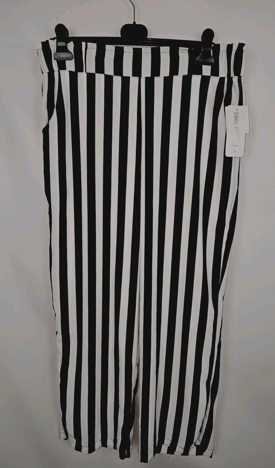 EK8121 Damen Hose von Takko, schwarz-weiß,  Gr.XL0