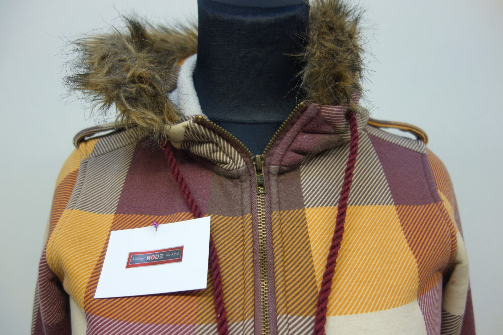EK2905 Damen Jacke von Billa Bong, kariert, Gr. S1