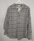 EK7809 Damen Bluse von Gina Benotti, schwarz-weiß, Gr.L0