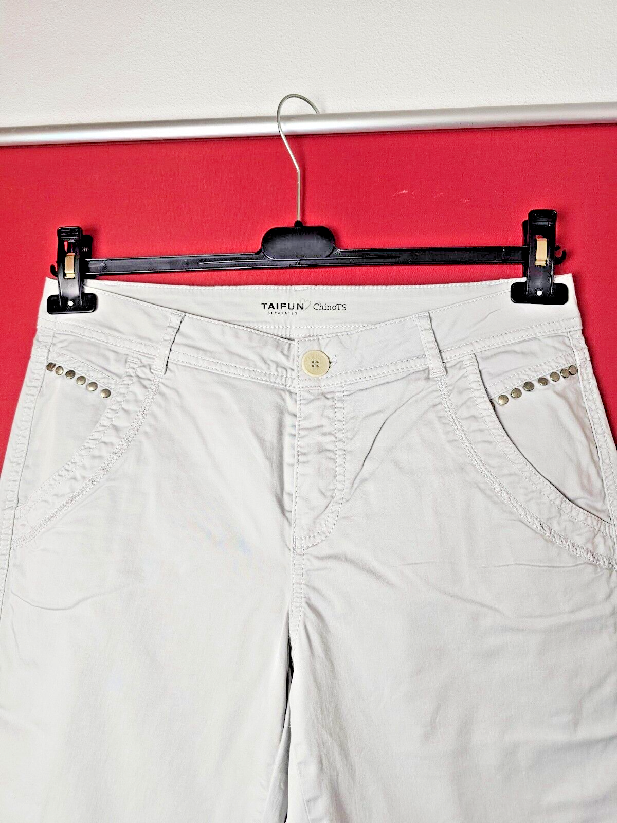 EK6633 Damen Chino Hose von Taifun, beige, Gr.M1