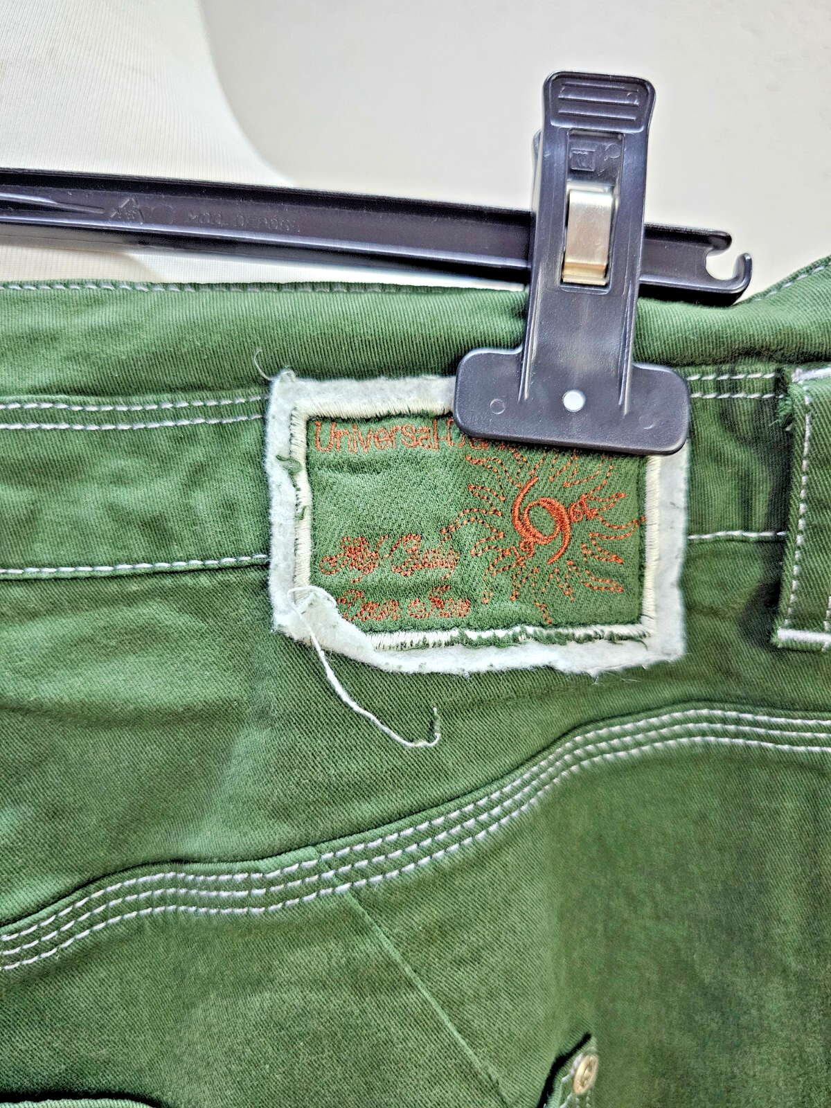 EK4689 Damen Hose von 1969, grün, Gr. W328