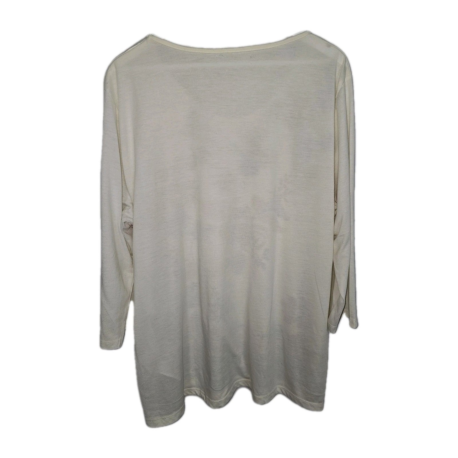 EK10309 Damen Shirt, weiß mit Blumenmuster, Gr.52/543