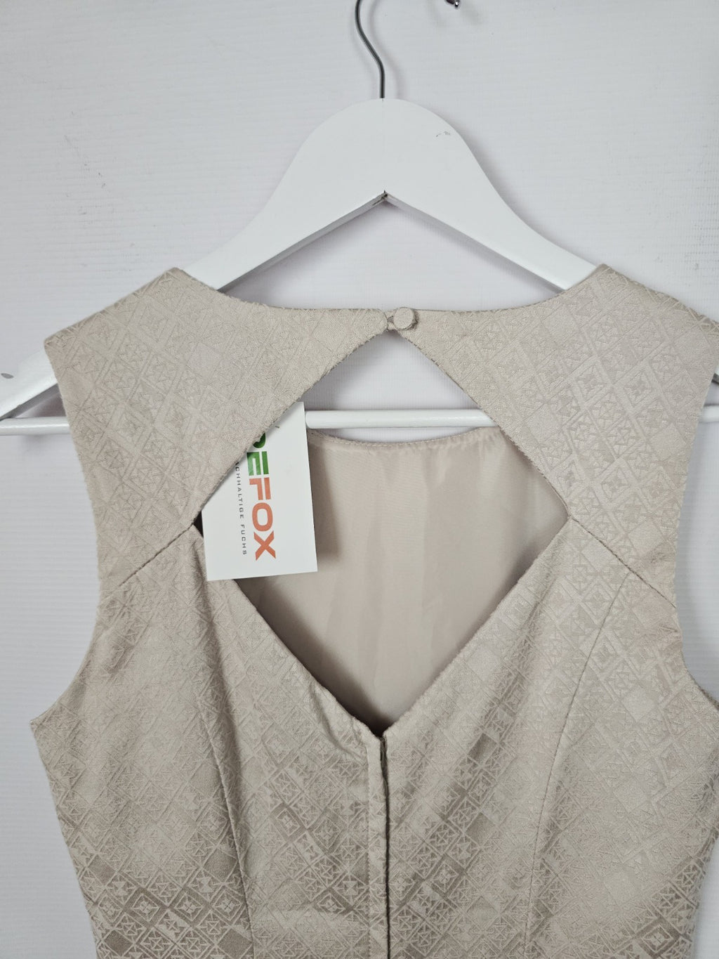 EK8540 Damen Kleid von H&M,  Beige, Gr. Ca. 364