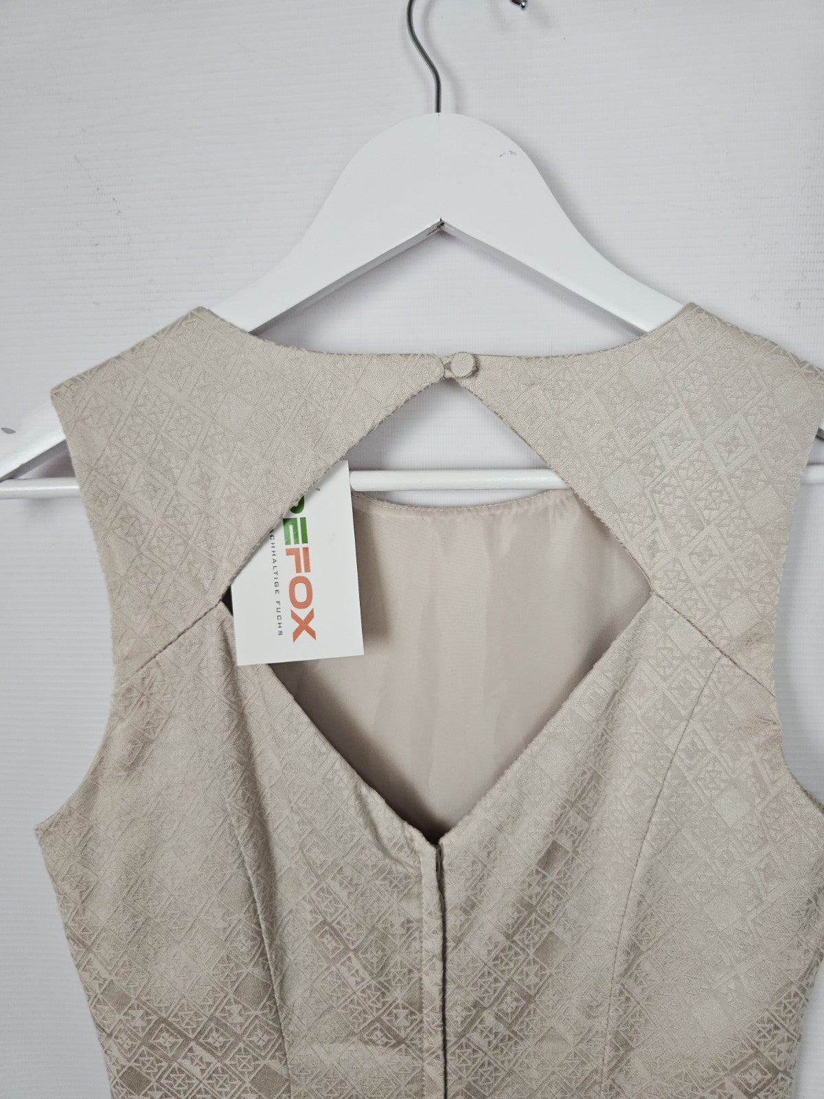 EK8540 Damen Kleid von H&M,  Beige, Gr. Ca. 364
