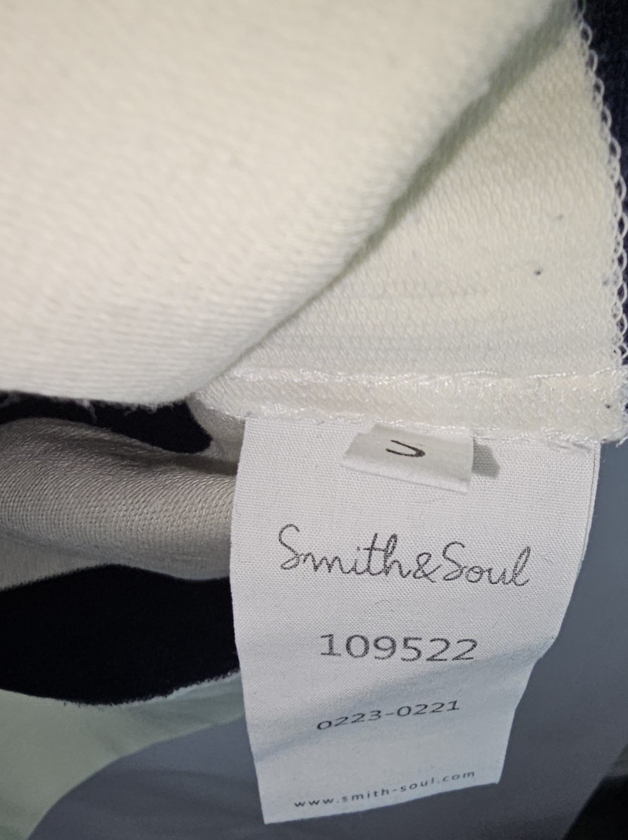 EK7906 Damen Pullover von Smith&Soul, Weiß/Blau, Gr. S4