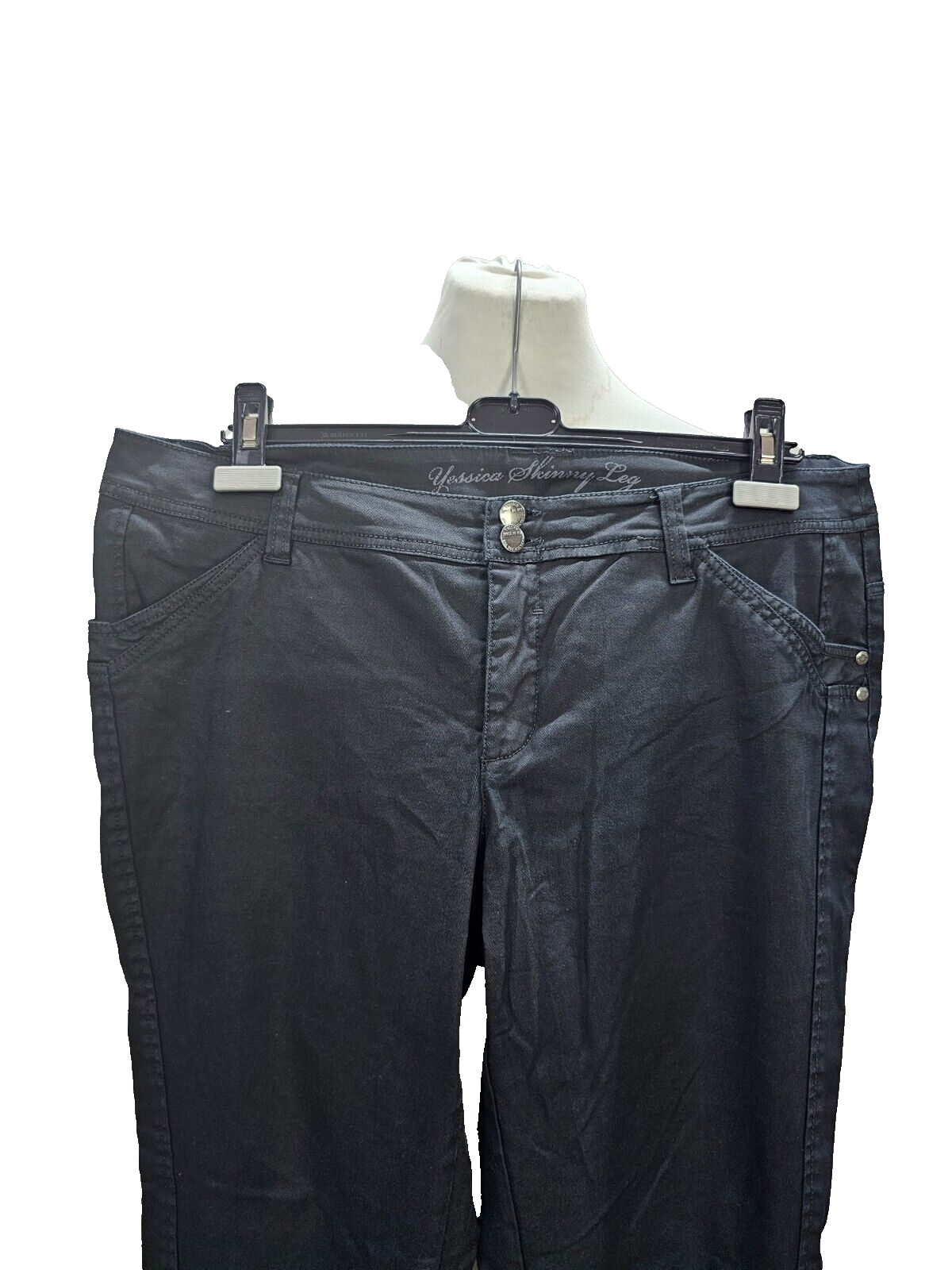 EK5883 Damen Jeans von Yessica, schwarz, Gr. 461