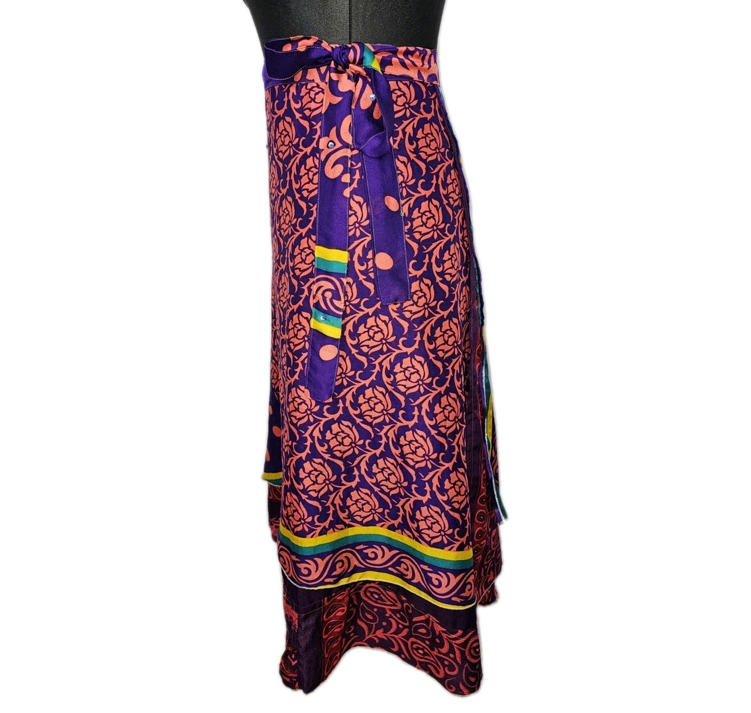 EK6571 Damen Rock- Wickelrock, Mehrfarbig, Einheitsgröße1