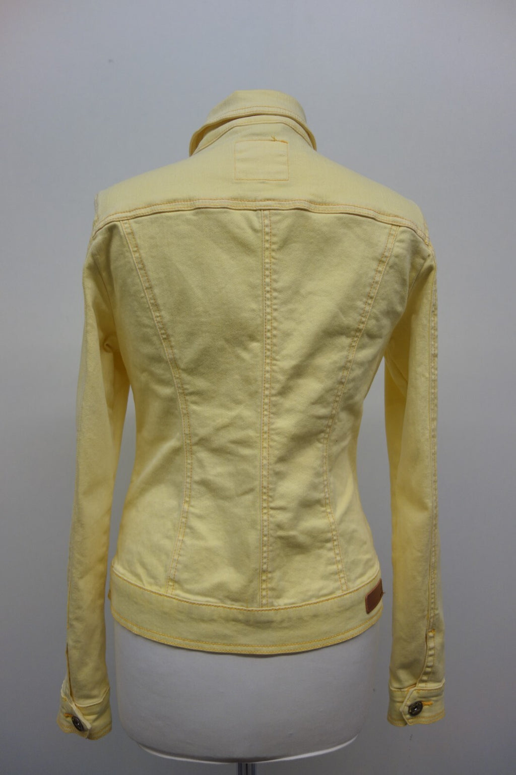 EK2222 Damen Jeansjacke gelb von Street One, Größe 364