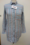 EK2570 Damen Bluse von edc, blau gestreift, gr. S0