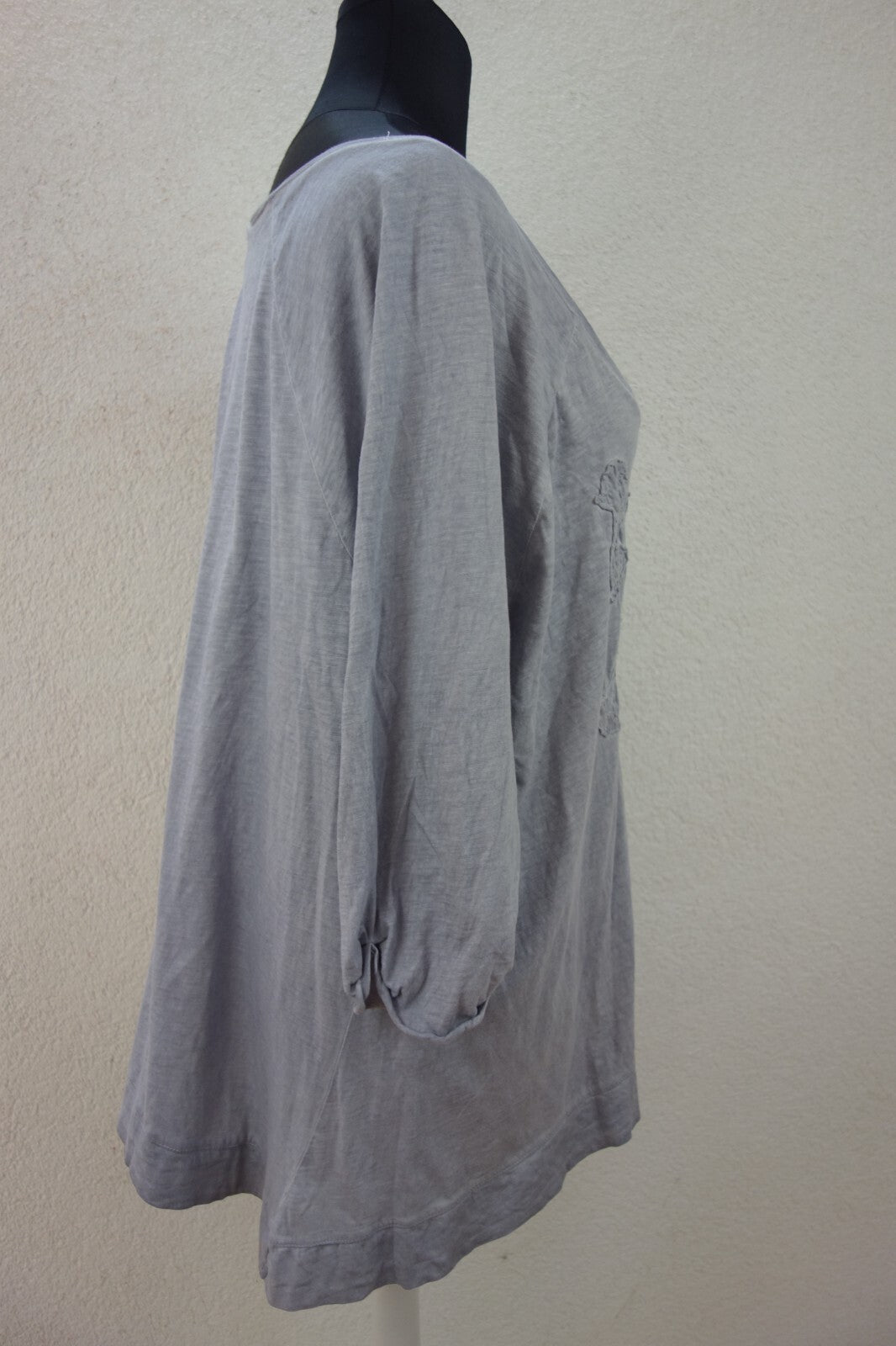EK1137 Damen Oberteil von my Style, grau, Gr. 50/522