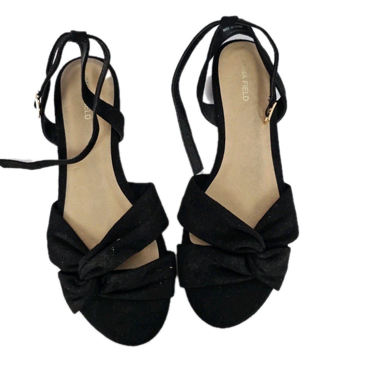 ES892 Damen Riemensandaletten von Anna Field, Schwarz, Gr. 402