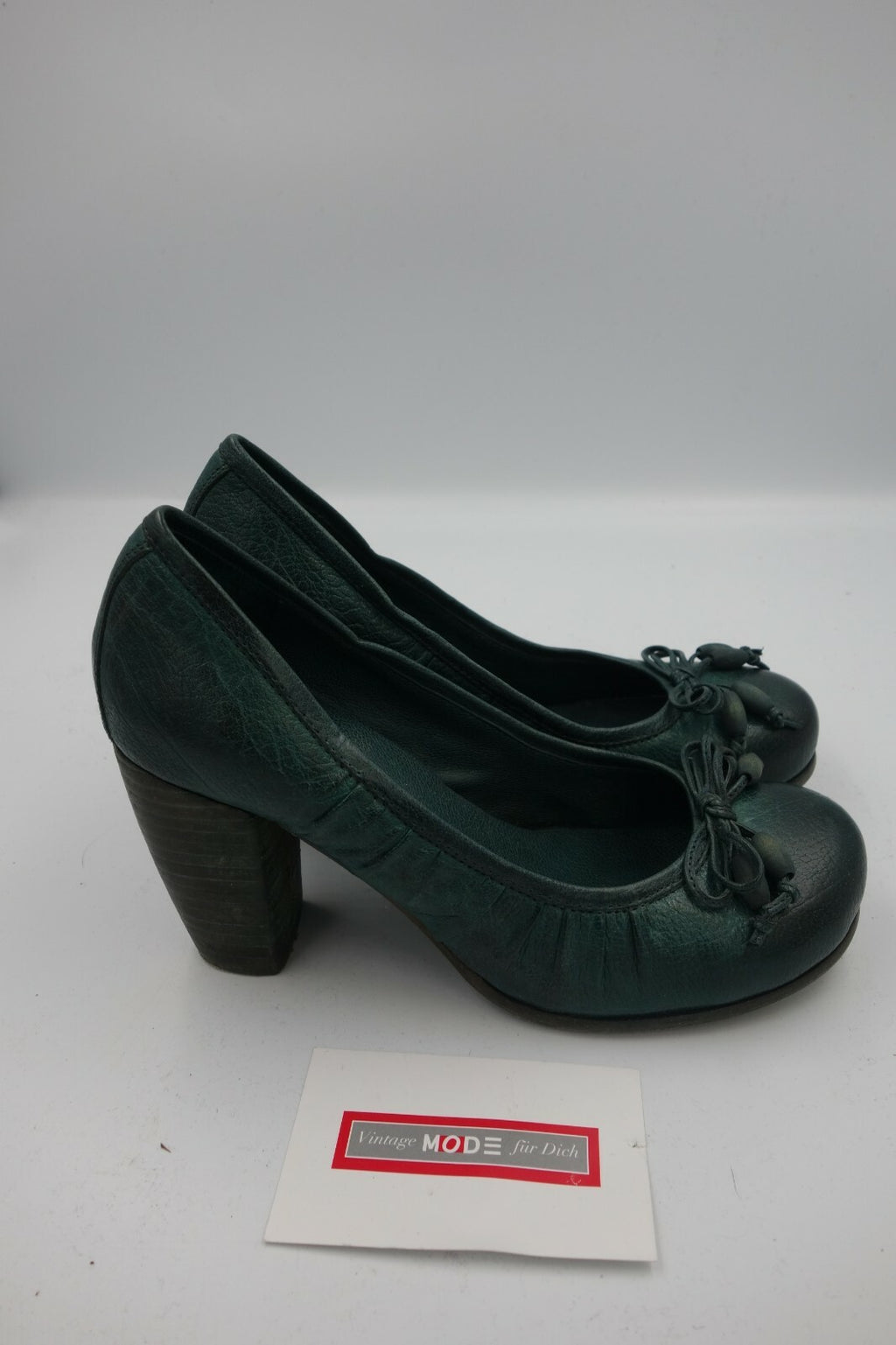 ES0259 Damen Pumps von Vero Cuoio, 35, grün3