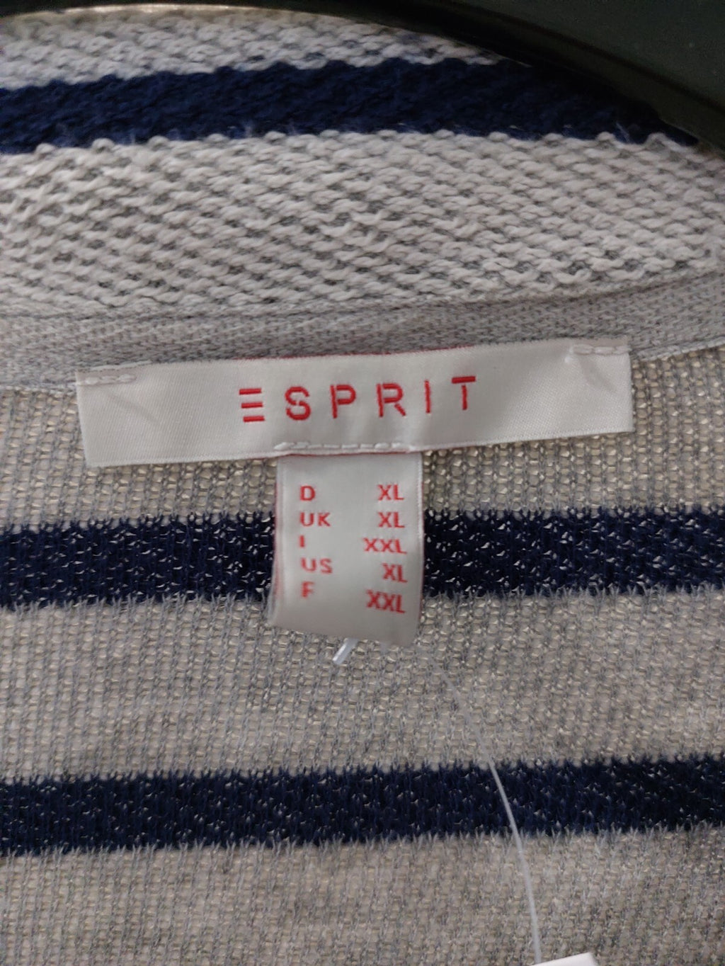 EK4290 Dame Strickjacke von Esprit, blau-weiß, Gr.XL3