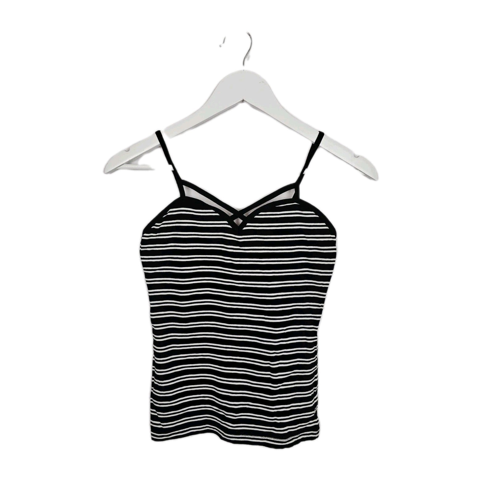 EK9685 Damen Trägershirt von Tally Weijl, schwarz-weiß, Gr.S0