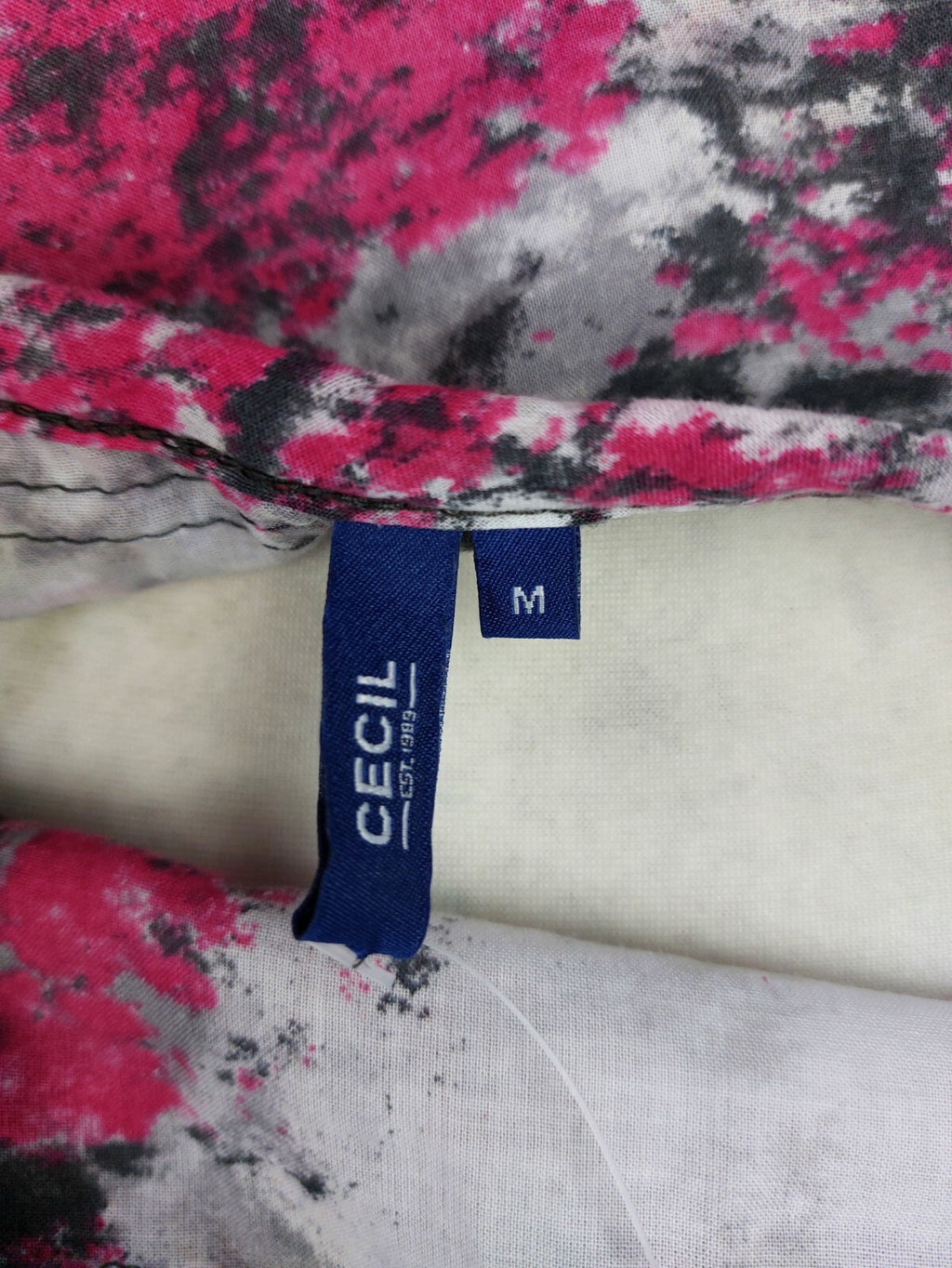EK5015 Damen Bluse von Cecil, grau/pink, Gr. M6