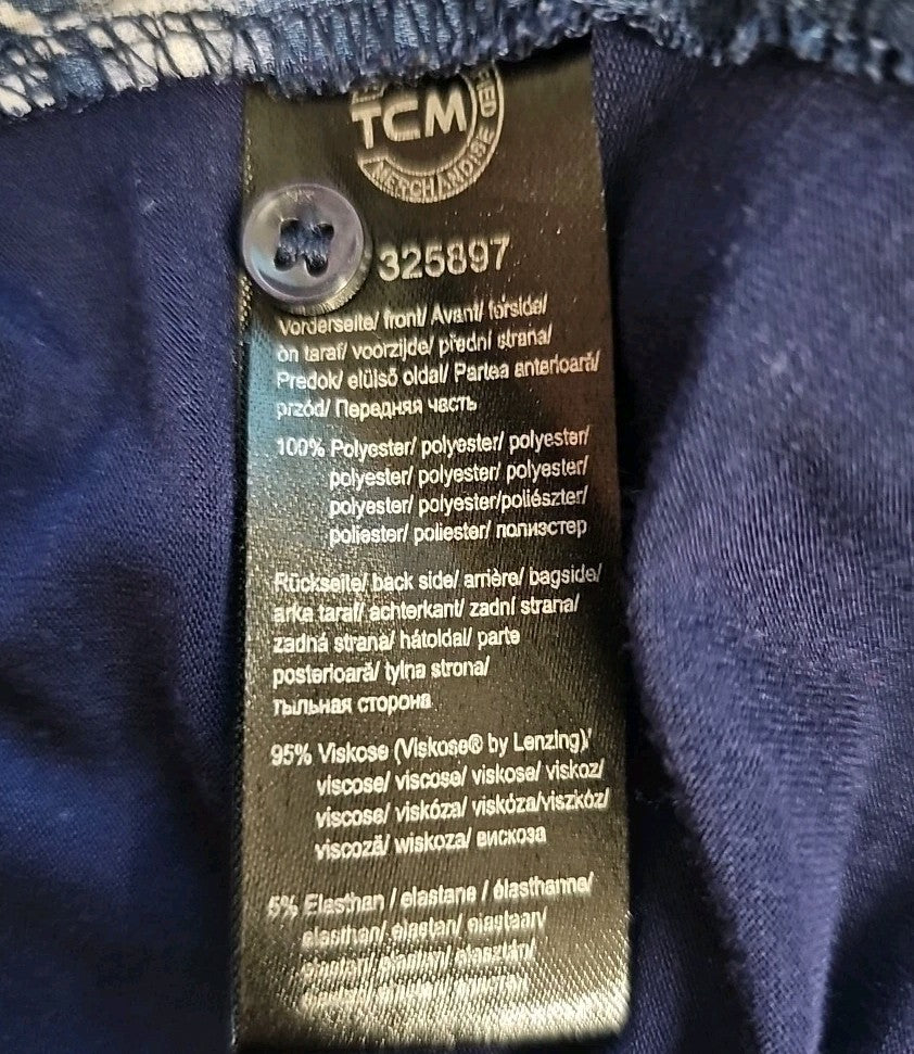 EK9845 Damen Bluse von Tchibo, blau, Gr.44/453