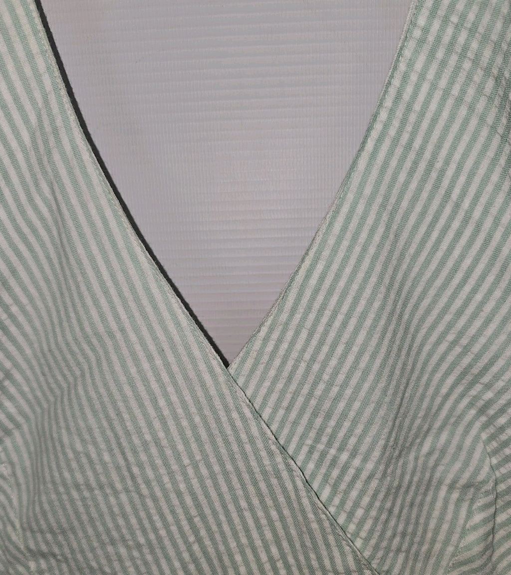 EK9632 Damen Kleid von H&M, grün, Gr.442