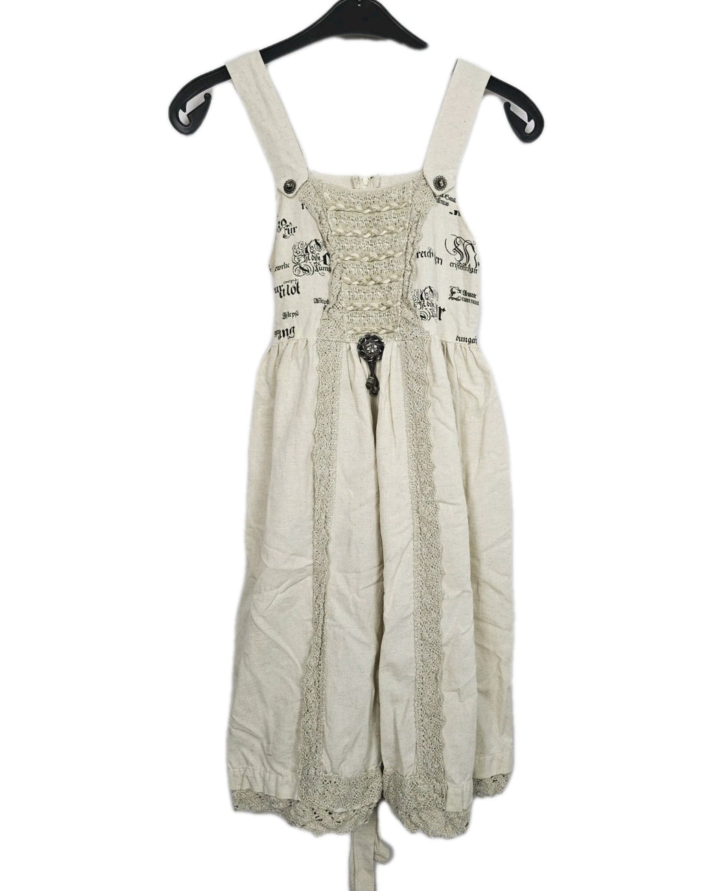 EK10202 Kinder Kleid von Isar-Trachten, Beige, Gr. 1520