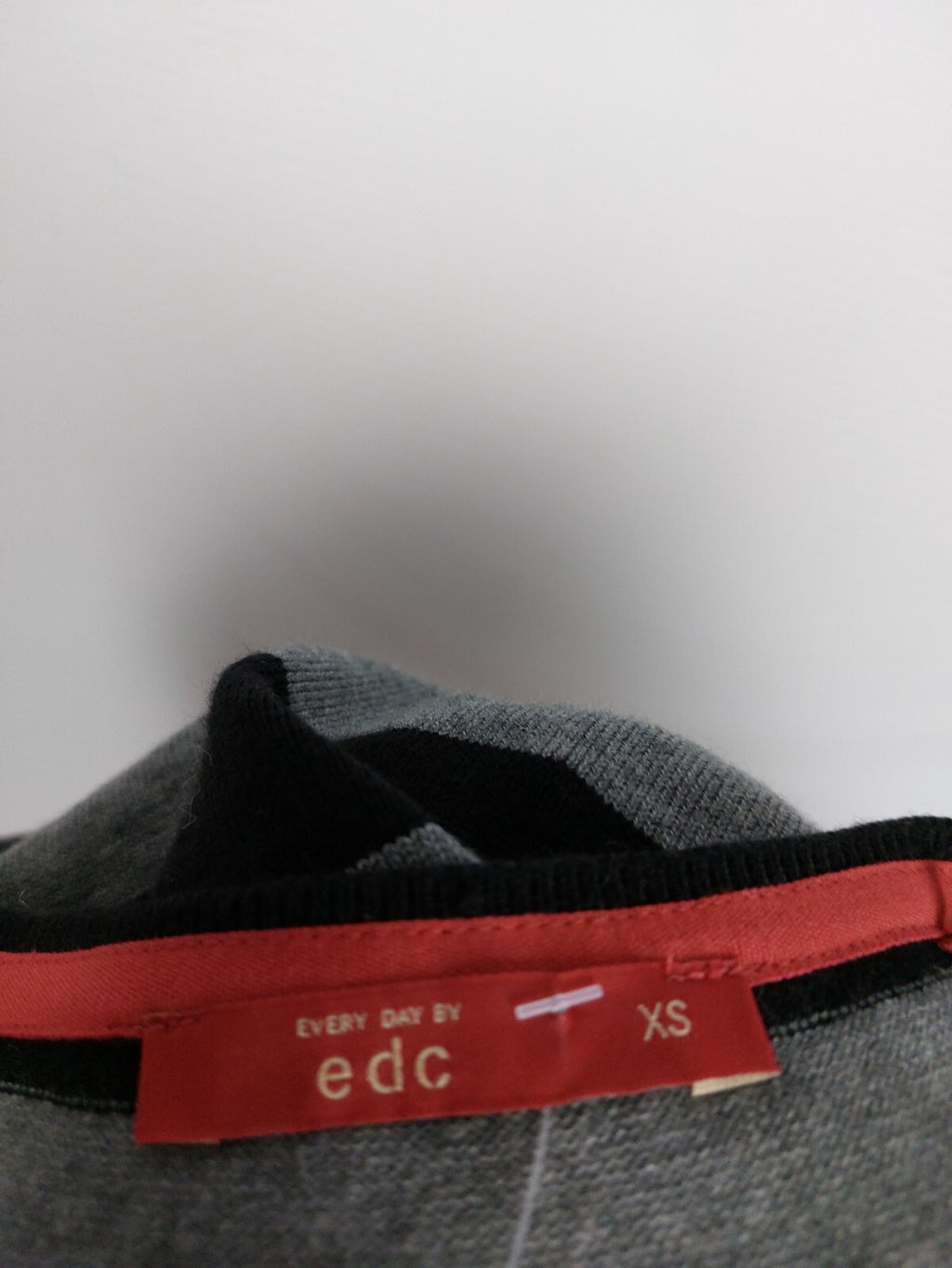 EK4661 Damen Pullover von EDC, grau-schwarz, Gr.XS5